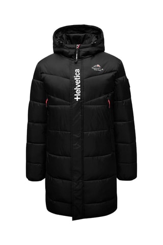 Lange Gewatteerde Jas Montblanc - Zwart