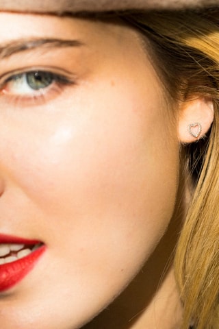 Puces Cagliari - Or blanc et diamants