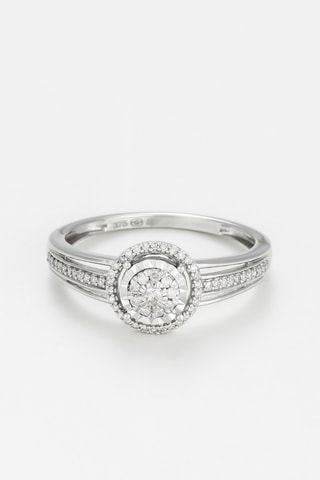 Solitaire Grennelle - Or blanc et diamants