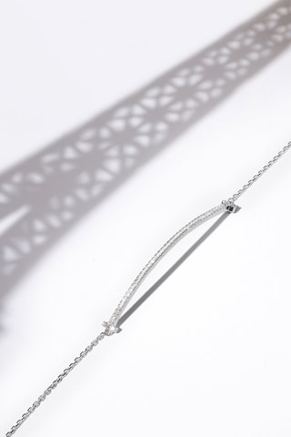 Bracelet Ligne de Diamants - Or blanc et diamants