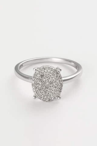 Solitaire Sublissime  -  Or blanc et diamants