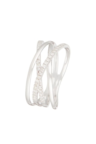 Bague Lanao - Or blanc et diamants