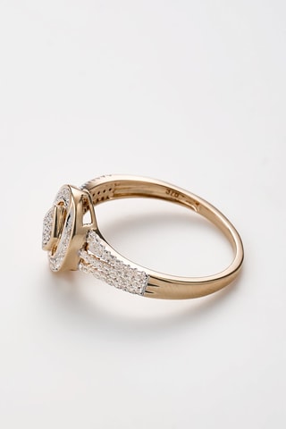 Bague Cloud Or jaune et diamants