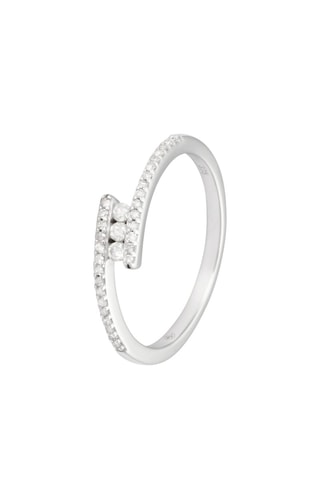 Bague Victoria - Or blanc et diamants