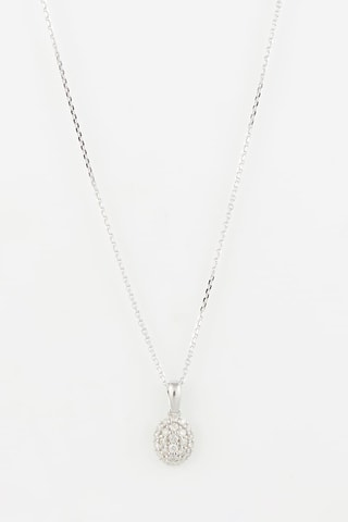 Pendentif Alessia - 
Or blanc et diamants