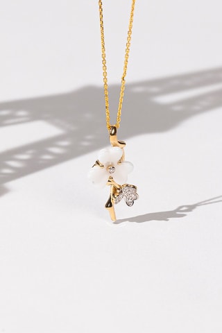 Pendentif Poetica Or jaune et diamants