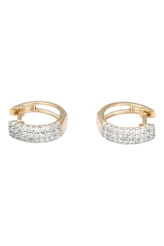 Créoles Tremiti - Or jaune et diamants