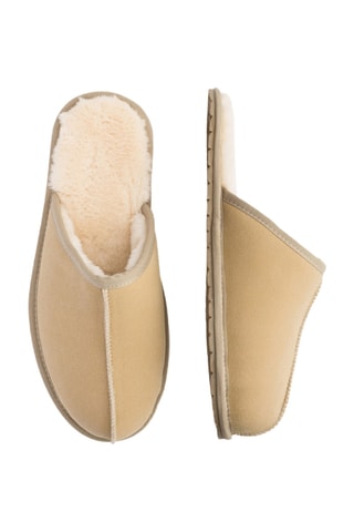 Gevoerde Pantoffels - Beige