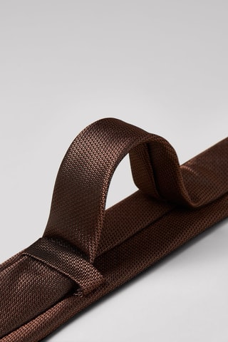 Corbata de seda - Camel