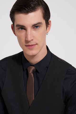 Corbata de seda - Camel