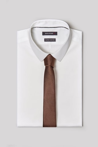 Corbata de seda - Camel