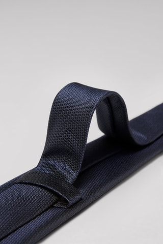 Corbata de seda - Azul noche