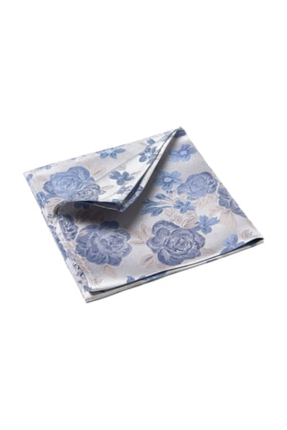 Zijden Clutch - Kobaltblauw