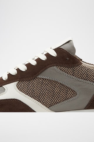 Leren Sneakers - Donkerbruin