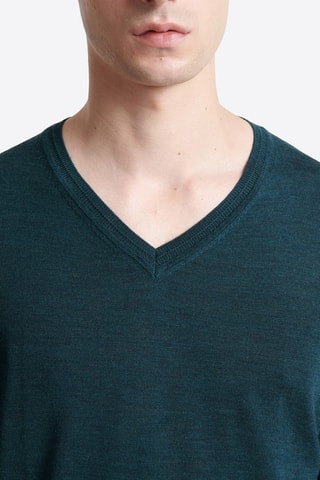 Jersey de lana merino - Azul oscuro