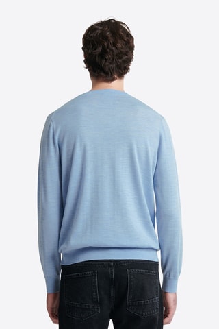 Jersey de lana merino - Celeste