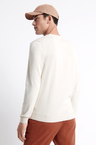 Jersey de algodón orgánico - Beige