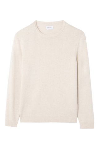 Jersey de algodón orgánico - Beige