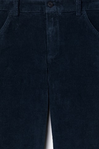 Pantalón chino de pana - Azul marino