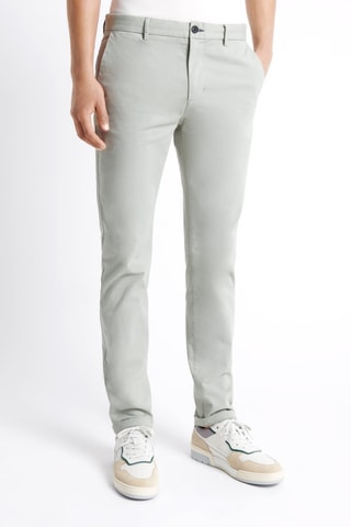 Pantalón slim fit - Verde agua