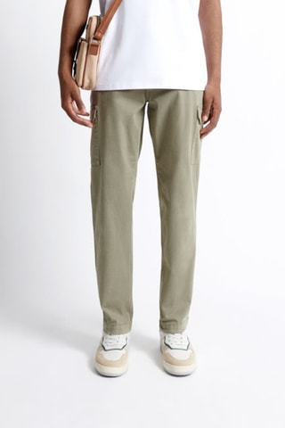 Pantalón cargo - Caqui