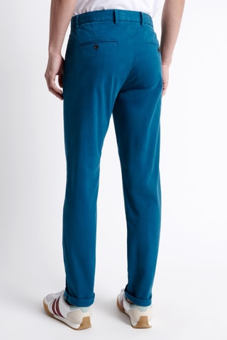 Pantalón slim fit de algodón orgánico - Azul pato