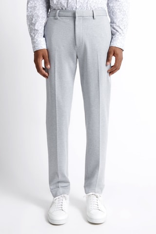 Pantalón chino - Gris claro jaspeado