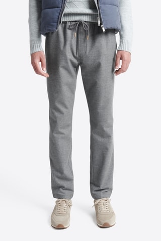 Pantalón - Gris claro jaspeado
