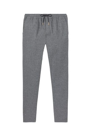 Pantalón - Gris claro jaspeado