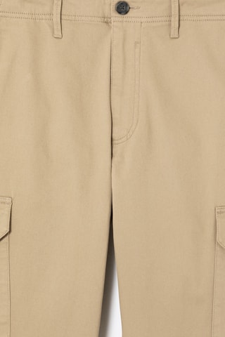 Pantalón cargo slim fit - Beige