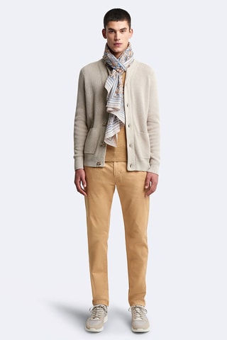 Pantalón chino slim fit - Beige