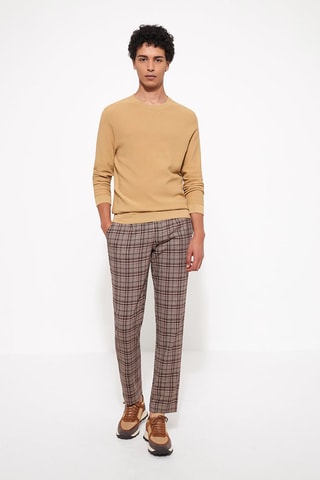 Pantalón slim fit - Beige