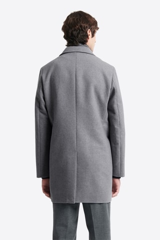 Abrigo de lana - Gris claro