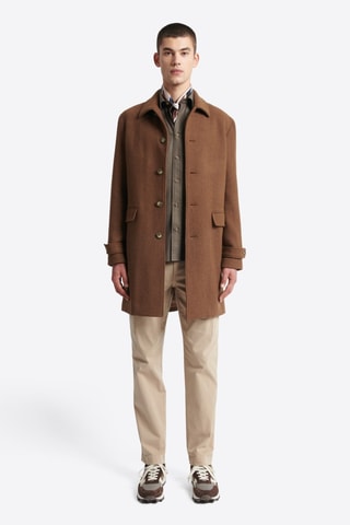 Abrigo de lana - Marrón claro