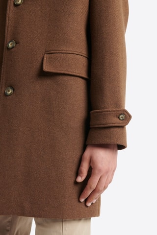 Abrigo de lana - Marrón claro