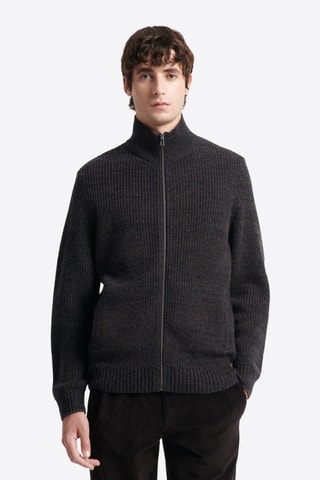 Chaqueta de lana - Antracita