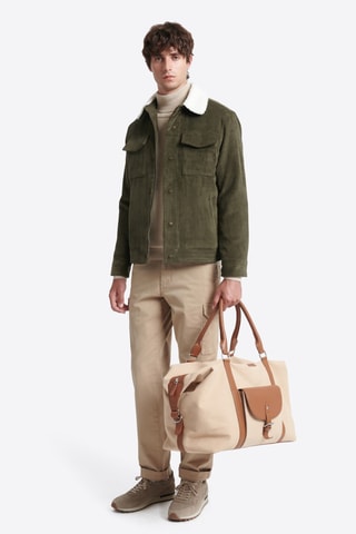 Chaqueta de pana - Verde oscuro