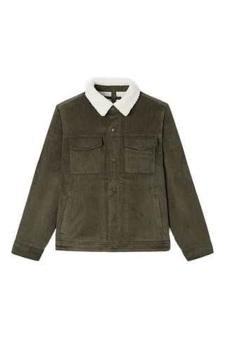 Chaqueta de pana - Verde oscuro