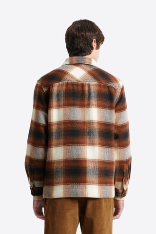 Sobrecamisa regular fit - Marrón