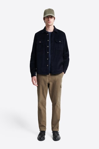 Velours Jasje Regular - Marineblauw