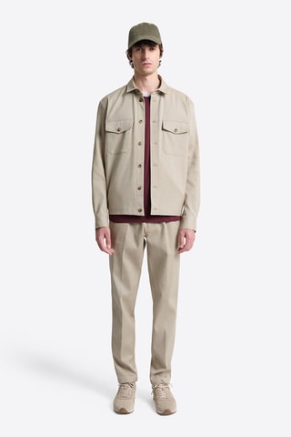 Sobrecamisa regular fit - Beige