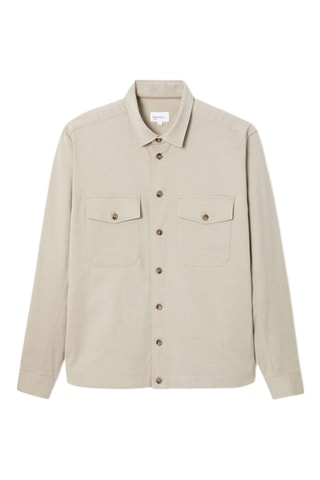 Sobrecamisa regular fit - Beige