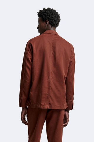 Chaqueta de lino - Marrón