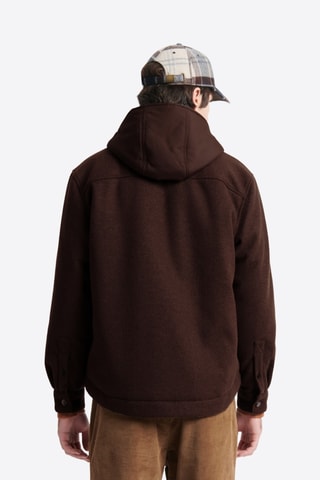 Sobrecamisa regular fit - Marrón