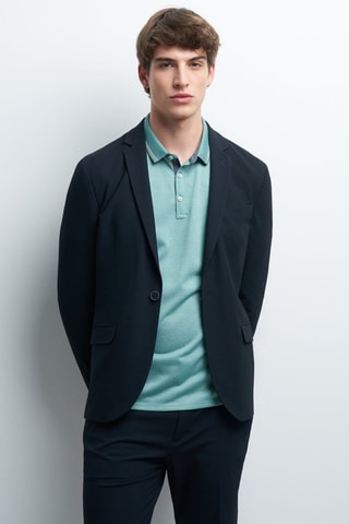 Chaqueta extra slim fit - Azul marino