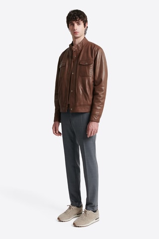 Chaqueta de piel ovina - Marrón