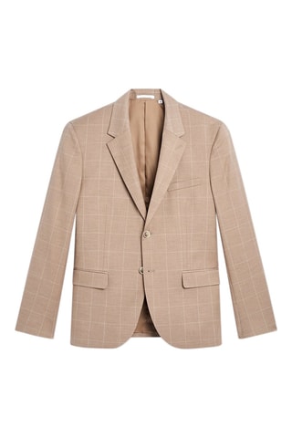 Chaqueta de traje slim fit - Beige