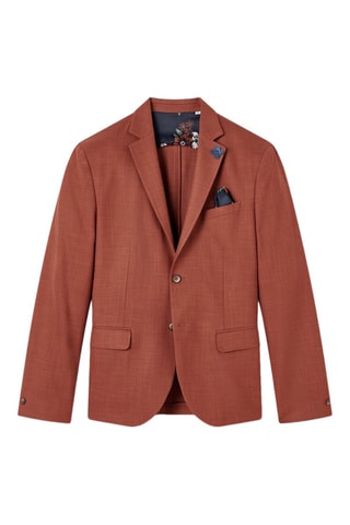 Chaqueta de traje slim fit - Rojizo