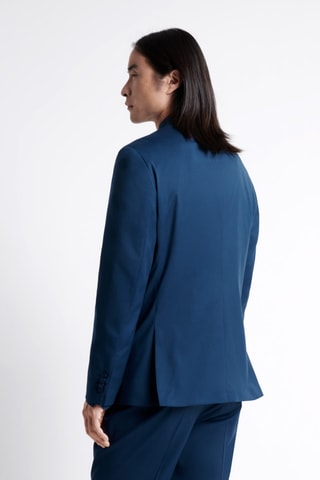 Wollen Colbert - Kobaltblauw