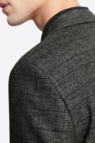 Chaqueta de traje slim fit - Negro jaspeado